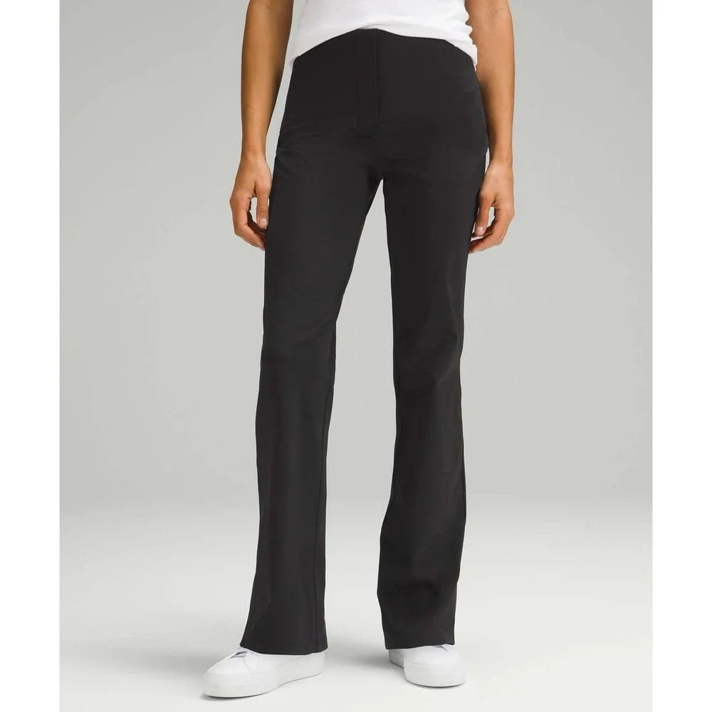 2PC-Lululemon Smooth Fit Pull-On High-Rise Pant + Swiftly Relaxed T-Shirt 10